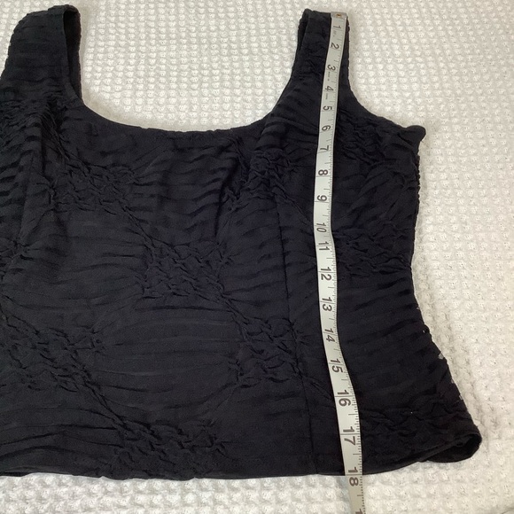 JS Collections Black sleeveless Top Size 14 (W144) - Picture 10 of 10